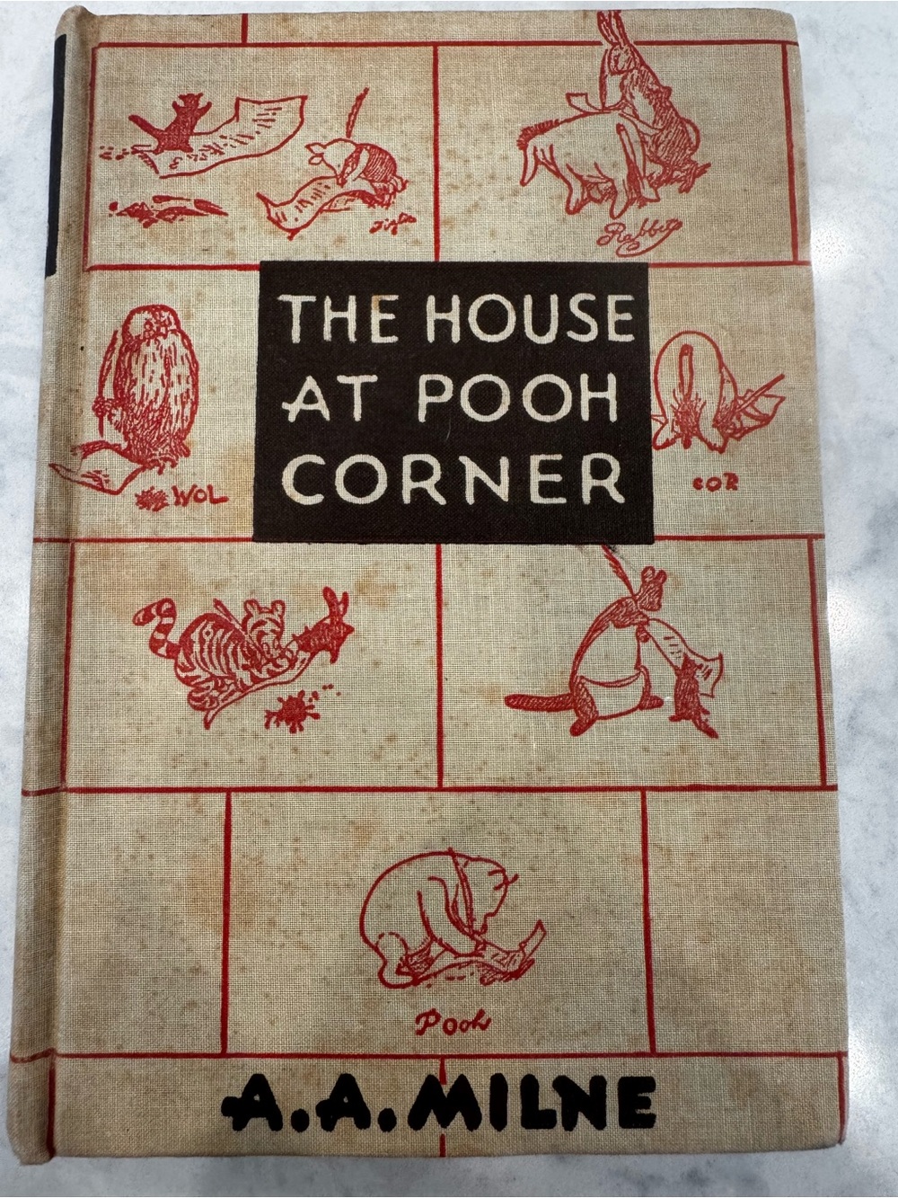 1946 House at Pooh Corner A.A. Milne Vintage Winnie the Pooh Hardcover